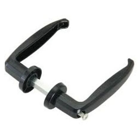MANIGLIE X PORTA METALLO 355 COMBI - ZAMA VERN NERA VITE IN TESTA MM 40/50 Q8 - 5 pezzi