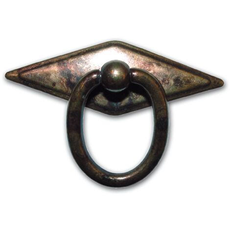 MANIGLIETTA METAL STYLE """12714Z07300.03""" 73X25MM OTTONE ANTICO
