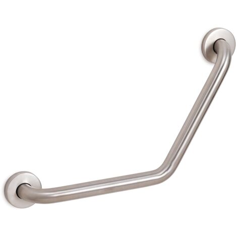 Maniglione 135° da muro in acciaio inox AISI 304 Gedy 5022 serie PROJECT Satinato