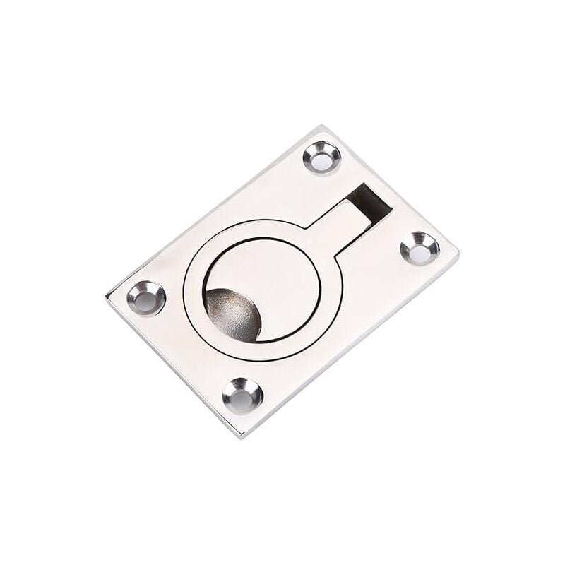 Maniglione con anello in acciaio inox, ad esempio