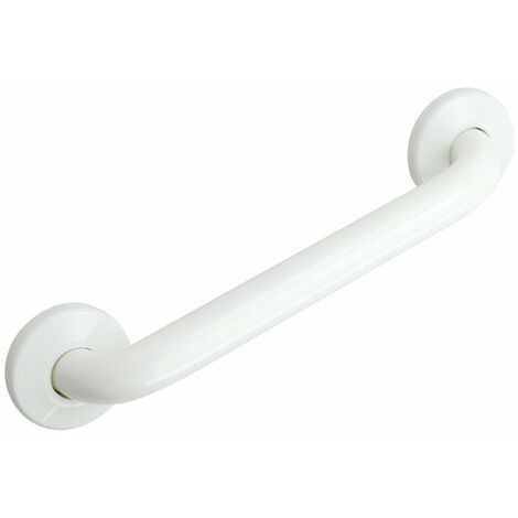 Maniglione di sicurezza disabili lineare dim. 58 cm interasse 50 cm bianco