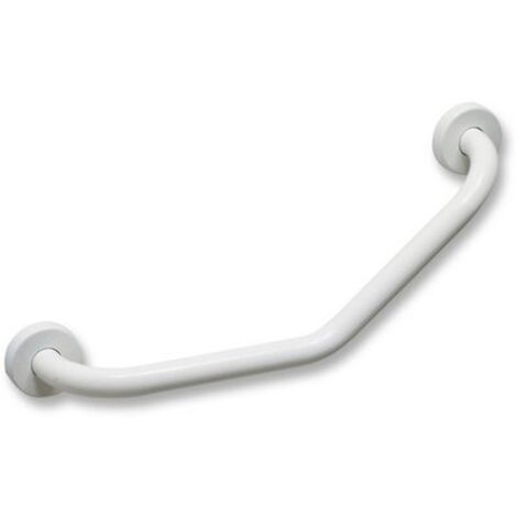 MANIGLIONE DI SICUREZZA MODELLO A 45° cm. 30 x 30 Bianco