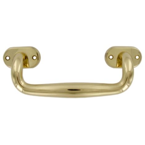 MANIGLIONE OTTONE 610 ZANCATO 240 MM LUC VERN