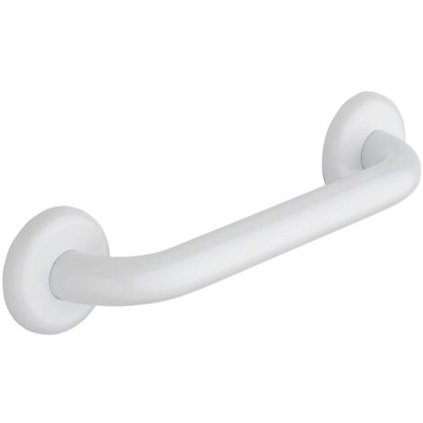 Maniglione per disabili 30 cm in PVC comfort Bianco