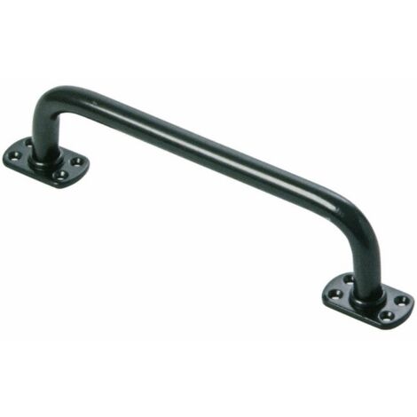 Maniglione verniciato per Portoni misura 20 cm colore Nero Fc 677