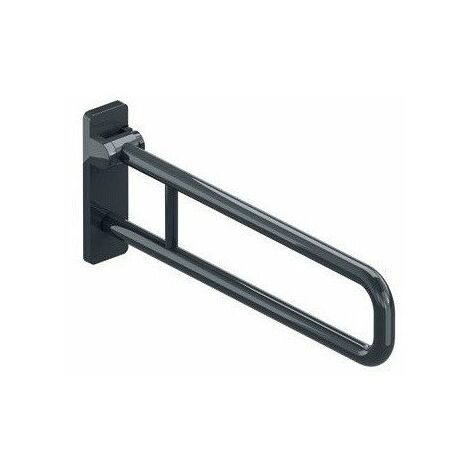Maniglione WC SERIE 801 d : 33mm Alu 700mm grigio antracite