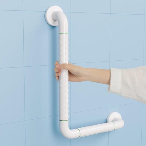 Maniglioni per anziani, maniglia per doccia, maniglia per vasca in acciaio inox, maniglia di sicurezza antiscivolo, maniglia di sicurezza 45 x 45 cm, barra di sostegno a parete
