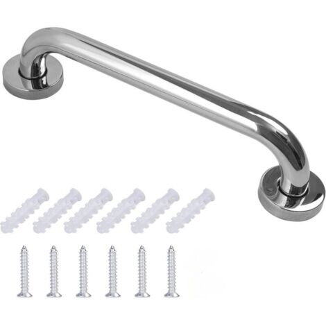 Maniglioni per bagno in acciaio inox, maniglioni per vasca da bagno, maniglioni per WC, WC per anziani, 30 cm