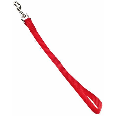 Manigliotto in nylon per cani - rosso