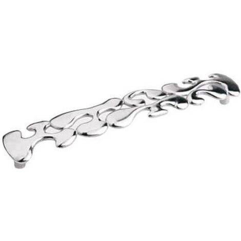 Manija cromada para mueble Lavanta y812, Cromado, Interdistancia 160 mm