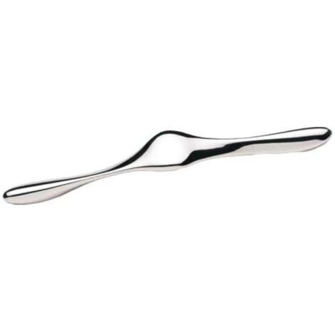 Manija cromada para mueble Mina y1352 Cromado, Distancia entre ejes 160 mm
