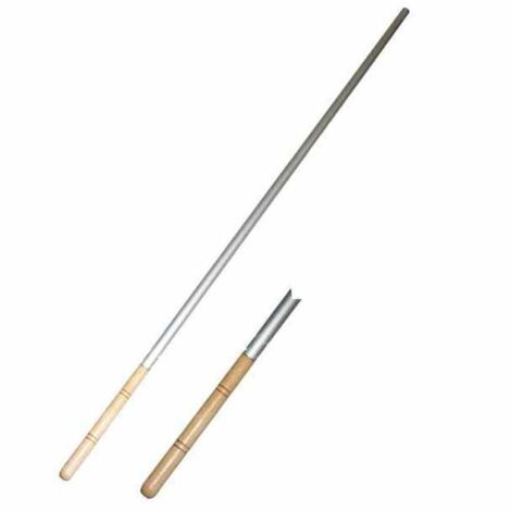 Manija de aluminio para pala de horno de 175 mm, cortadora