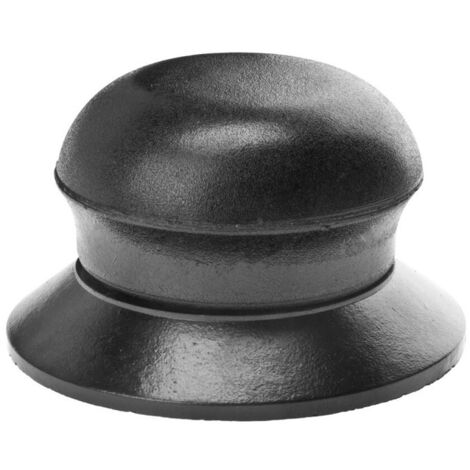 Manija de bakelita para tapa de vidrio resistente al calor universal negra