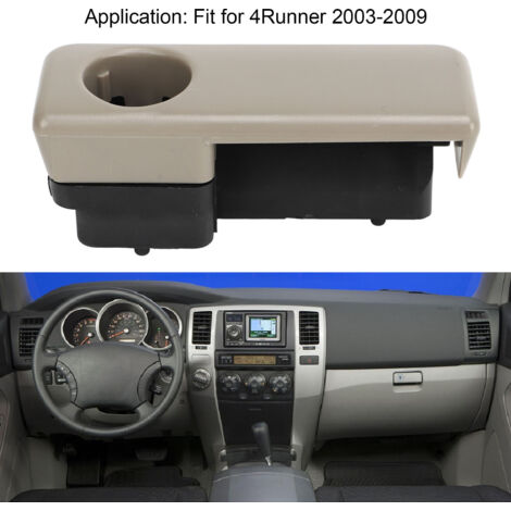 Manija de cerradura de guantera - 55506 35020E0 - ABS marrón - Compatible con Toyota 4Runner 2003-2009