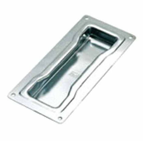 Manija de embutir zincada de 90x200 mm 270 Fc