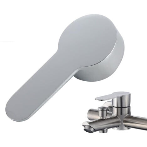 Manija de grifo de repuesto única con manijas de tornillo para grifo de agua caliente y fría para grifo de baño de cocina / Adecuado para núcleo de válvula de 35 mm, 9 × 9 mm.