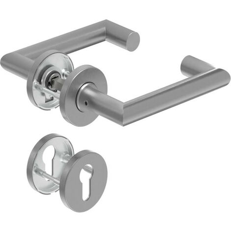 Manija de la puerta dd-grt. ER 8 mm en L en forma de re. PZ Forma en L con Re. Pz