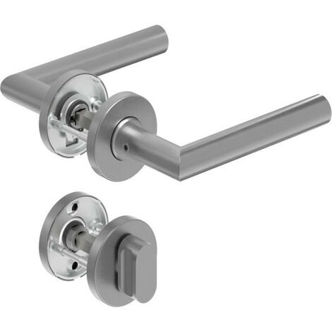 Manija de la puerta de WC-GRT. Forma ER en forma de L en L