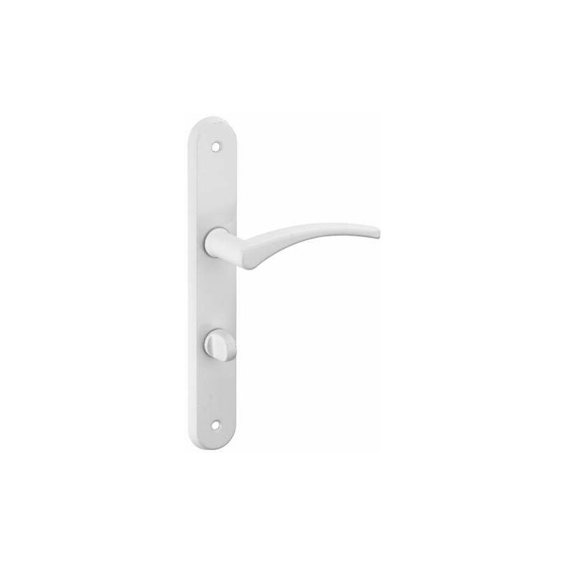 

Manija de la puerta, Hebe, lacada en blanco, E195, con dispositivo de bloqueo