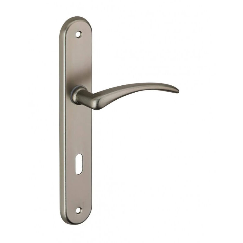 

Manija de la puerta Selen, Al níquel satinado, E195, con agujero de llave.