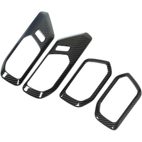 Manija de puerta interior estilo carbono - Kit de 4 cubiertas para Ford Bronco 2021+