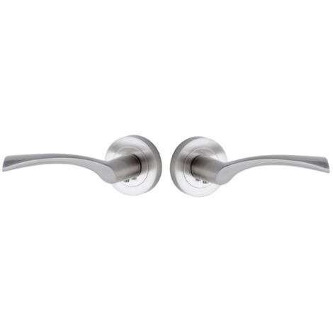 Manija de puerta interior Noa Satin Classic Aluminio Universal