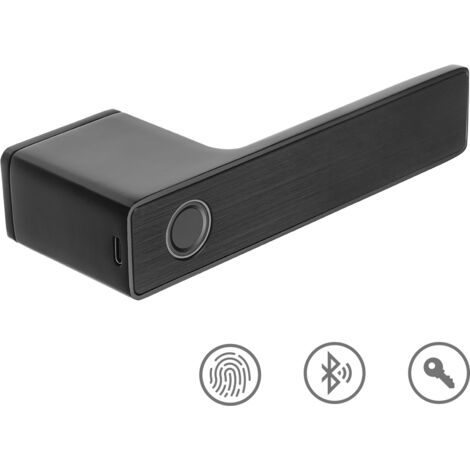 Manija de puerta interior táctil electrónica TOCCO Kuchinox negra