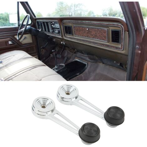 Manija de ventana interior 12745409 (Par) - Cromada ABS/Metal para Bronco/F-Series