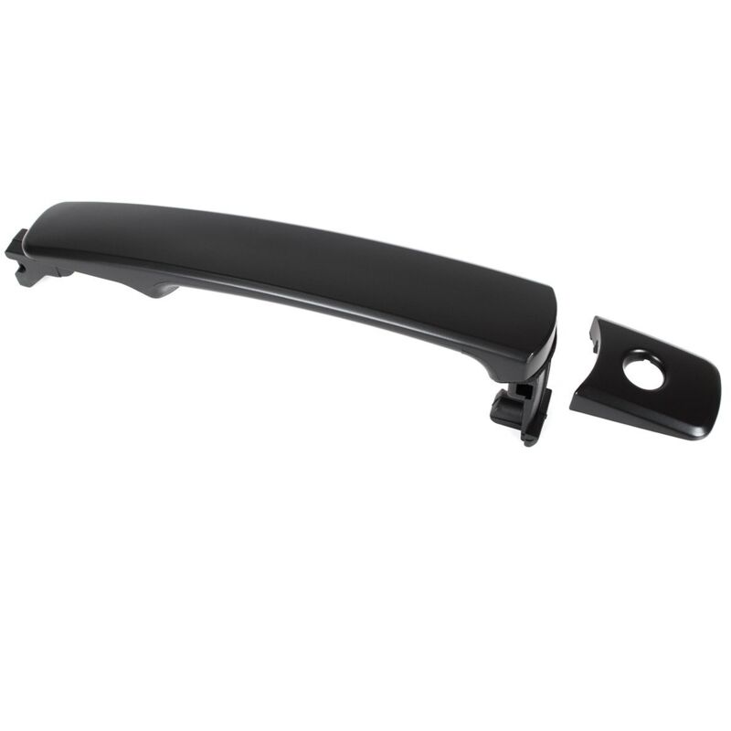 Manija exterior de puerta delantera izquierda negra para Nissan Rogue 07-13