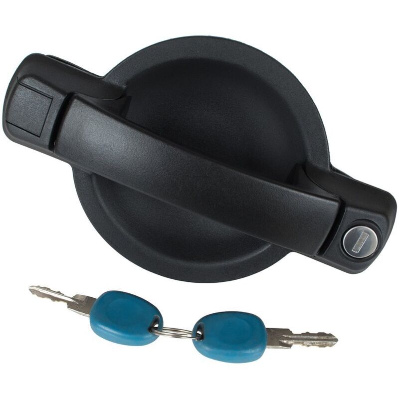 Manija exterior de puerta lateral corredera Fiat Doblo 00-09 CON LLAVES derecha