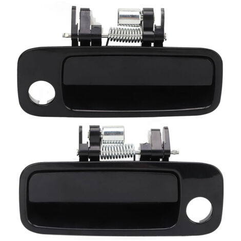 Manija exterior de puerta para Toyota Camry 1997-2001 - Kit de 2 piezas, ABS negro, 69210AA010 / 69220AA010