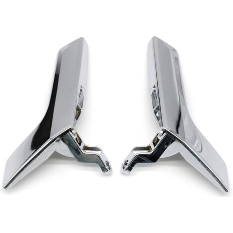 Manija interior para puerta de automóvil, kit de manija de apertura para Mercedes Benz W204 Clase C C180 C200 C300 GLK 2008-2015 (tamaño: pulido, 1 par)