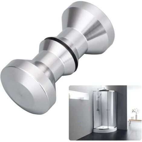 Manija redonda para puerta de ducha de acero inoxidable macizo pulido AIPERQ (30 mm)