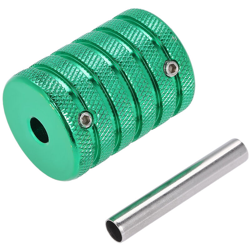 

Asupermall - Manija tubo de aluminio para una maquina de tatuaje 35 Mm, Verde