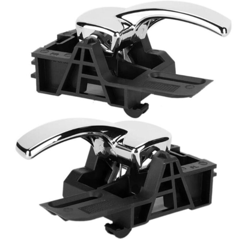 Alovez - manijas interiores de puerta cromadas izquierda y derecha 80671-JD00E para Nissan qashqai 2004-2007