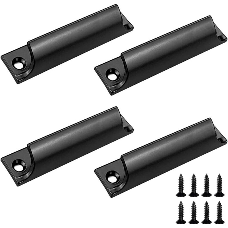 Manijas para puertas de balcón exteriores (4 piezas), manijas de aleación de aluminio para terraza, manijas para puertas corredizas, manijas