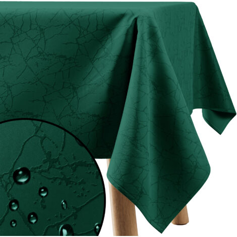 MANIL Tischdecke, 1 cm Futter, fleckenabweisend, GRAPHIT, 100 x 100 cm, rund