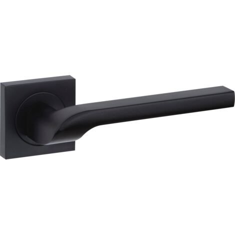 Manilla aluminio modelo 559 roseta cuadrada negro puertas