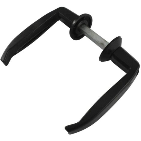MANILLA ALUMINIO NEGRA CON PLACA JUEGO
