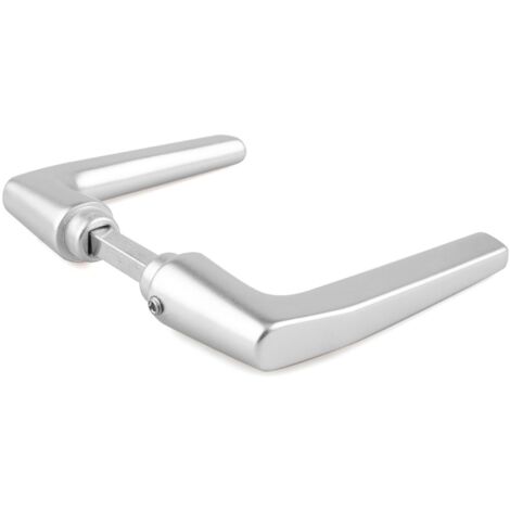 MANILLA ALUMINIO PLATA HANDLOCK CON CUADRADILLO 8MM