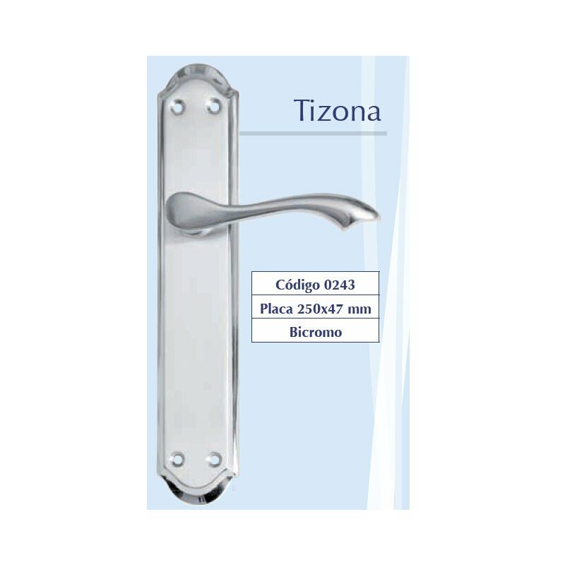 

Manilla Con Placa Bicromo Tizona