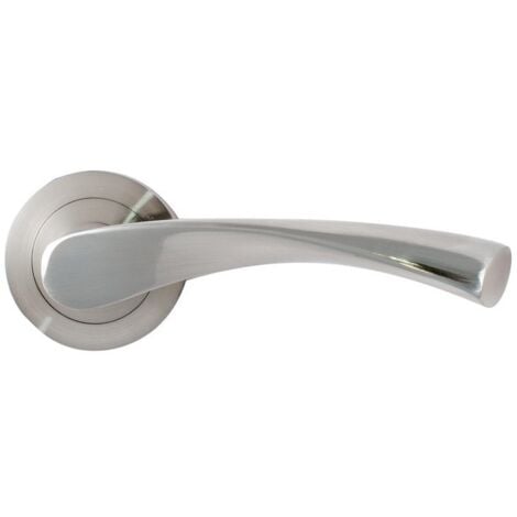 Manilla con roseta (Ø5 cm) en niquel satinado  MICEL 07072