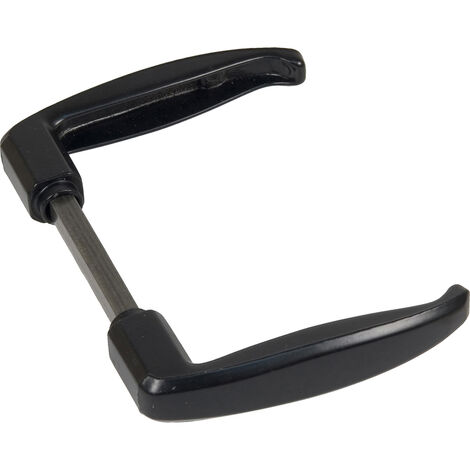 Manilla de aluminio 2015 - 110x22 mm - Negro