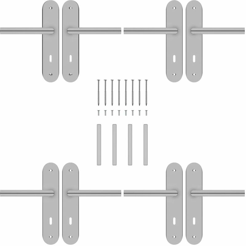 

Manilla de puerta 2 sets con pestillo BB acero inoxidable