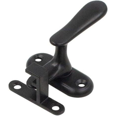 Manilla deslizante de acero inoxidable para puertas y ventanas, color negro, tamaño pequeño, apta para marcos de puertas y ventanas.
