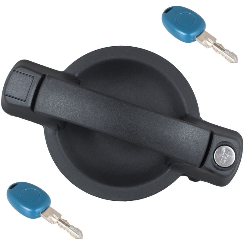 Manilla exterior puerta lateral corredera Fiat Doblo I 00-10 + CILINDRO DE CERRADURA + 2 LLAVES derecha