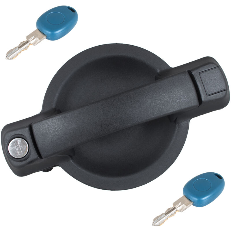 Manilla exterior puerta lateral corredera Fiat Doblo I 00-10 + CILINDRO DE CERRADURA + 2 LLAVES izquierda