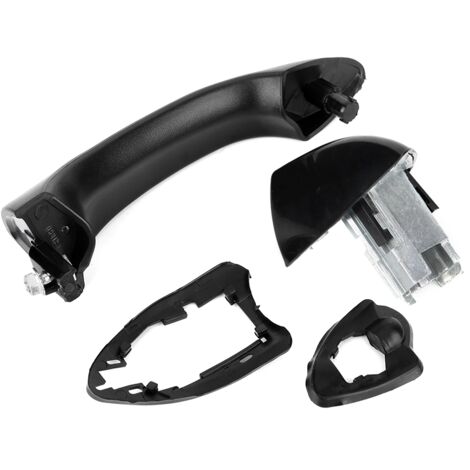 Manilla exterior trasera izquierda para BMW X5 E53 - ABS negro - 51218243617