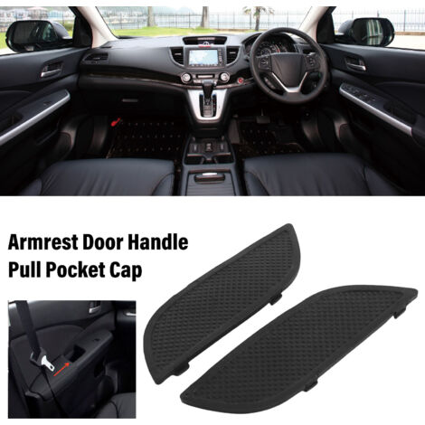 Manilla interior de puerta con reposabrazos - Cubierta para bolsillo - Compatible con 8356 T0A A01ZA - Juego de 2 piezas, ABS de alta resistencia