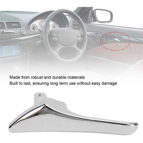 Manilla interior izquierda para puerta de Mercedes-Benz Clase E W211/S211 (2003-2009) - Alta resistencia y diseño aerodinámico.